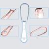 Adult Tongue Scraper Food Grade Plastic Double Sided Care Hygiene Cleaner Brush for Breath Reusable Mouth Cleaning Tool with Non-Slip Handle Breath Mouth Cleaning Brush view 4