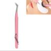 Lash Eyelash Extension Tweezers, Japanese Stainless Steel Tools Straight Curved 3D 4D 6D Angled Tip, Volume Tweezers Precision (Pink Boot Shape 1Pc) view 1