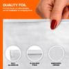 Stock Your Home Popup Deli Foil 9x10.75-500 Count, Convenient Aluminum Sheets for Deli Wrapping and Food Prep view 3