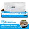 Stock Your Home Popup Deli Foil 9x10.75-500 Count, Convenient Aluminum Sheets for Deli Wrapping and Food Prep view 4