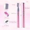 Eyebrow Hair Removal for Women Men, Facial Hair Remover Women, Electric Eyebrow Shaver, Mini Portable Eyebrow Trimmer, for Body Face Beard Eyebrows Ear Nose Lips Chin Female Hair Removal view 2