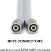 8.2FT NIBP Adapter Hose Compatible with Welch Allyn, Dual Blood Pressure Tube with 10094 Connector and BP09 Connectors for BP Monitor and Cuff AD-41-090 view 3
