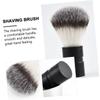 FRCOLOR 2pcs Men Shaving Kit Stainless Steel Brush Bowl Grooming Tool for Beard Mustache Goatee view 3