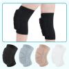 Winter Warm Knee Brace 1Pcs Sports Knee Pads Men And Women Winter Warmth Protection Knee Sets Thick Sponge Basketball Riding Running Dance Guard (Color : 01, Size : XL) view 2
