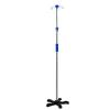 IV Pole, IV Stand Poles Portable Infusion Stand IV Bag Holder with 4 Hooks Used in Hospitals, Clinics, Wheelchairs and Beds (Color : No wheels, Size : Plum blossom 5 legs) view 3
