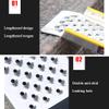 Agashi Threshold Ramp, Portable Aluminum Anti-Skid Wheelchair Ramp, for Wheelchairs,Stairs,Vans, Steps, Holds up to 300Kg/2Pcs view 4