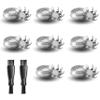 8 Pack Shaver Replacement Blades Compatible with Pitbull Shaver Gold PRO & Silver - Pitbull Shaver Replacement Blade, Enhanced Pitbull Shaver Replacement Heads for Superior Shaving view 1