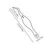 Tweezer Crafts Crossing Lock Stainless Steel Multifunction Reverse Grip Nail Repair Tool Eyelashes Jewelry Beading Black view 3