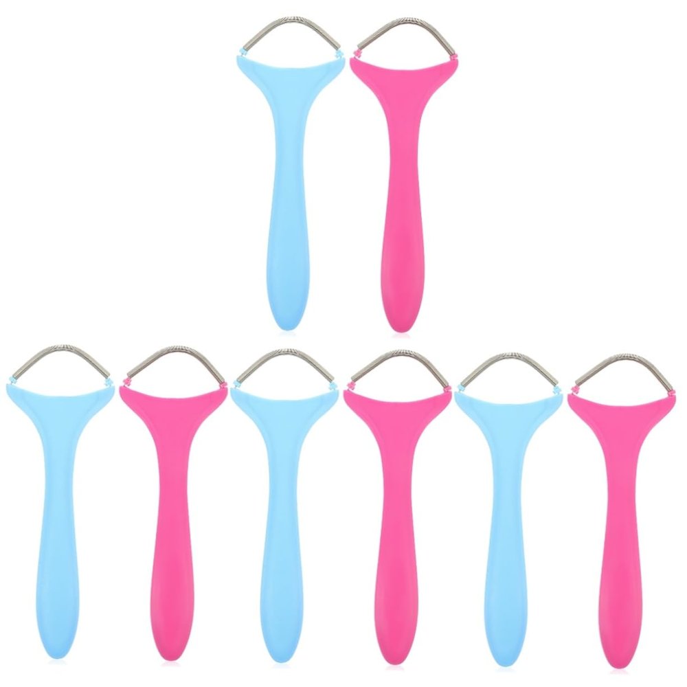 FRCOLOR 8pcs Portable Threading Face Epilator for Women for Eyebrow and Upper Lip Threading Hair Removal Facial Tool