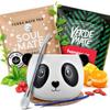 Set of yerba mate accessories with samples | Soul Mate Elaborada and Verde Mate Green Hangover | Calabash, bombilla and accessories | Original yerba mate | Natural caffeine | 2x50g view 1