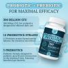 300 Billion CFU Probiotics for Digestive Gut & Immune Health, Advanced Strength Probiotics with 12 Diverse Strains + 3 Prebiotics for Women & Men (60 Count (Pack of 1)) view 3