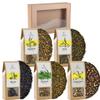 Gift set with Mary Rose tea | Winter warming tea | Black tea, green tea, assam, yunnan | Cloves, ginger, cinnamon, cardamom | 5x50g view 1