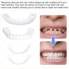 Flipped Warmth 2 Pairs Veneers in Teeth Snap Veneers Teeth Cosmetic Temporary Dentures Fake Teeth Top And Bottom Dental Whitening for Men And Women Bad Teeth view 3