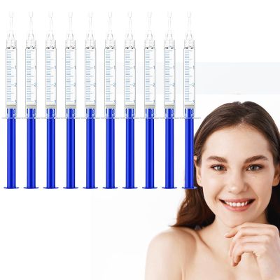 Xumann 10PCS 35% CP Teeth Whitening Gel, 3ML Teeth Bleaching Gel Syringes, Teeth Whitener Gels Refills