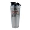 Your Secret Santa Thinks You're A Knobhead, Offensive Secret Santa Gifts, 500ml Aluminium Shaker Bottle for Supplement Shakes - Easy Clean, Durable Cup. (Silver) view 1