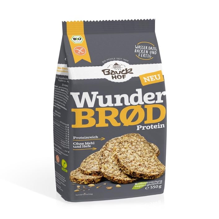 BAUCKHOF: Wunderbrod Protein 550 g