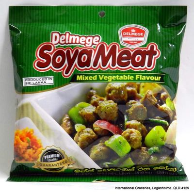 Delmege Soya Meat | Authentic Sri Lankan taste | (Regular flavour, Pack of 10)