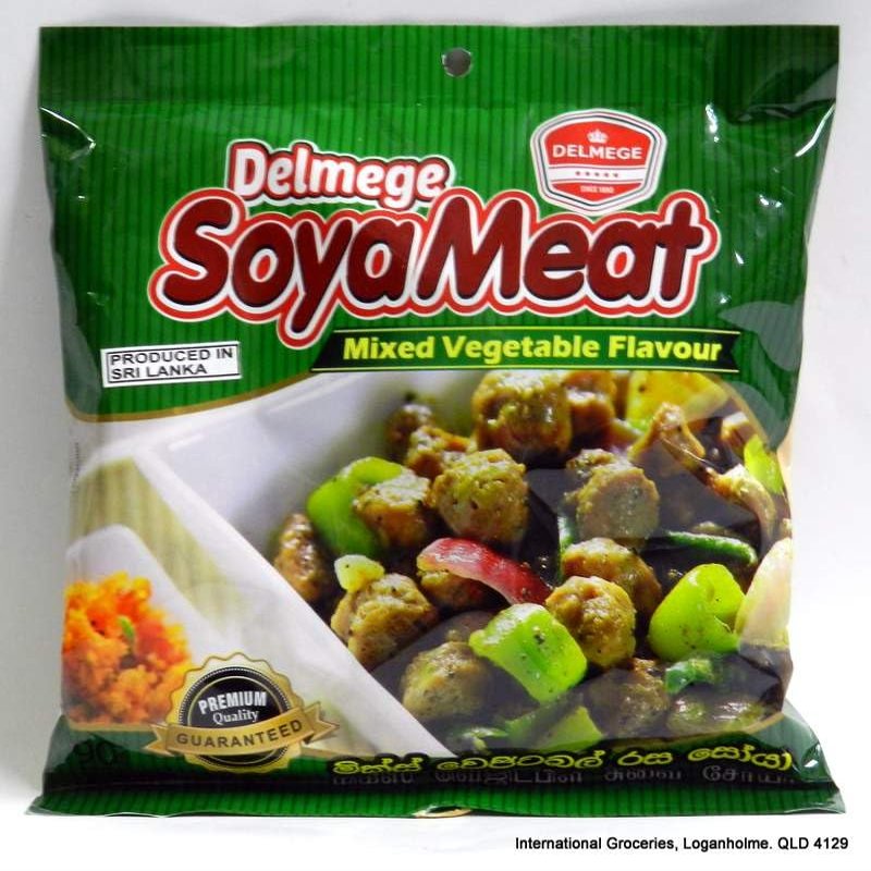 Delmege Soya Meat | Authentic Sri Lankan taste | (Regular flavour, Pack of 5)