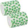 Amosfun 4 Rolls Leaf Pattern Toilet Paper Desktop Roll Paper for Bathroom Leaf Design for Everyday Use view 4