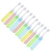 UTHCLO 12pcs Portable Folding Toothbrushes Orthodontic Braces Soft Bristle Travel Tooth Brush for Meticulous Cleaning Random Color view 1