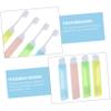 UTHCLO 12pcs Portable Folding Toothbrushes Orthodontic Braces Soft Bristle Travel Tooth Brush for Meticulous Cleaning Random Color view 4
