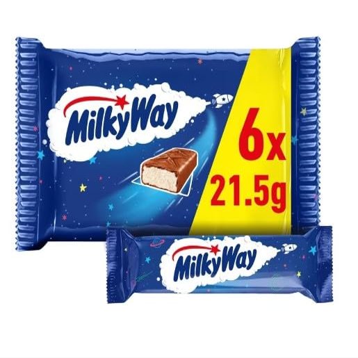 3 x Milky Way Chocolate Bars 6 X 21.5G Delicious Tasty And Twisty Treat Gift Hamper, For Christmas,Birthday,Easter Gift Sold By Kidzbuzz