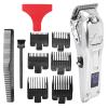 BROLEO Electric Hair Clipper, Portable LCD Display Hair Cutting Machine Rechargeable Cordless for Hair Salon for Home Travel for Men (USB)