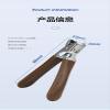 Nail Clippers Splash Resistant Nail Clippers with Thick and Hard Nails, Special Stainless Steel Wide Mouth Toenail Clippers (Color : Khaki) view 2