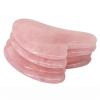 1/5/10PC Natural Pink Rose Quartz Crystal Jade Stone Women Facial Body Guasha Massager Thumb Shape Face Gua Sha Board Tools Gift Natural Amethyst Stone (Color : 10pcs) view 2