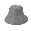 ARMYJY Felt Sauna Hat, Comfortable Bath Cap Thick Bath Sauna Cap Sauna Accessories for Men Women(Gray) view 1
