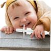 POPETPOP 12pcs Silicone Toothbrushes for Toddlers Suction Base Oral Cleaning Toothbrush for Brushing Teeth at Home view 2