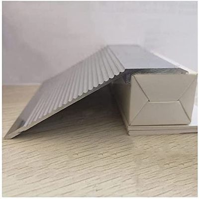 Agashi Kerb Ramp, Household Threshold Ramps for Doorway, Interior Sweeping Robot Curb Ramps for Sidewalks, Scooters, Bicycles, Motorcycles/100 * 2 * 8Cm