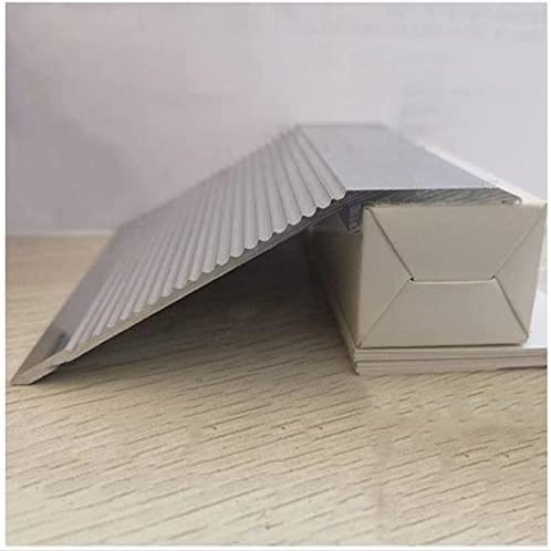 Agashi Kerb Ramp, Household Threshold Ramps for Doorway, Interior Sweeping Robot Curb Ramps for Sidewalks, Scooters, Bicycles, Motorcycles/100 * 2 * 8Cm
