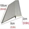 Agashi Kerb Ramp, Household Threshold Ramps for Doorway, Interior Sweeping Robot Curb Ramps for Sidewalks, Scooters, Bicycles, Motorcycles/100 * 2 * 8Cm view 2