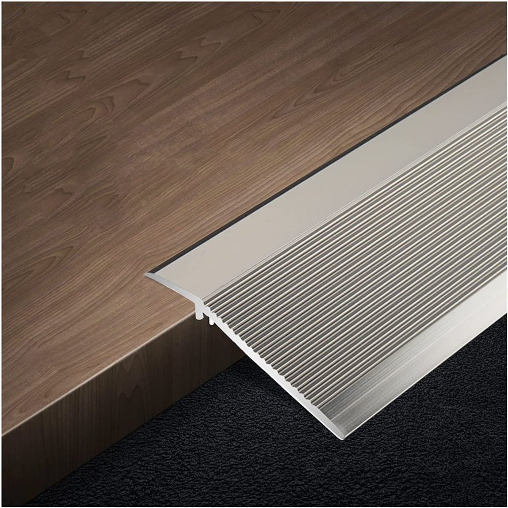 Agashi Threshold Ramp, Alumialloy Floor Rise Access Ramp, Non Slip Wheelchairs Disabled Ramp,0.6-4Cm Indoor and Outdoor Curb Ramp/E