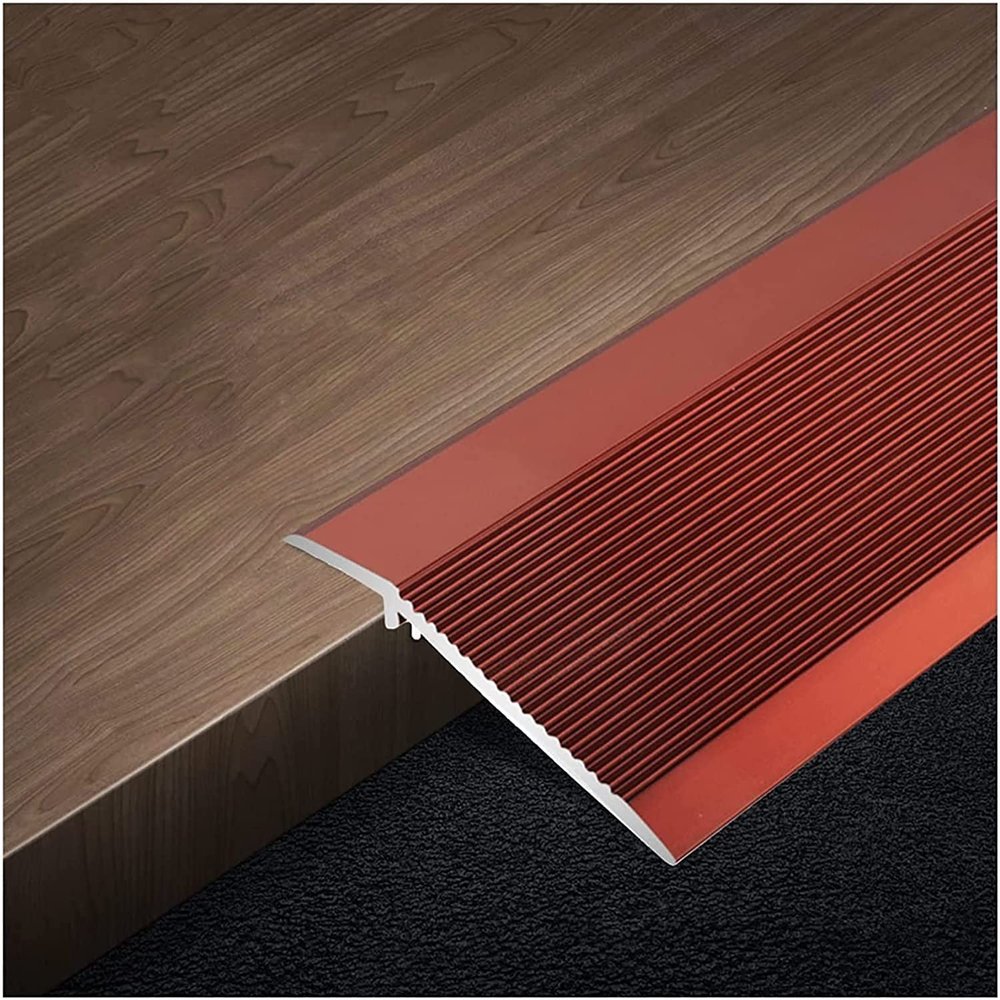 Agashi Threshold Ramp, Alumialloy Floor Rise Access Ramp, Non Slip Wheelchairs Disabled Ramp,0.6-4Cm Indoor and Outdoor Curb Ramp/C