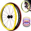 24 Inch Wheelchair Push Rim Covers, 1 Pair Non-Slip Wheelchair Push Ring Protective Cover Abrasion Resistant Hand Push Cover, Improve Grip and Traction (Yellow) view 1