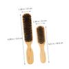 FOMIYES 2pcs Men's Beard Brush Barber Grooming Brush Bristle for Men Beard Shaving Haircut Barber Shop Tool view 2