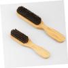 FOMIYES 2pcs Men's Beard Brush Barber Grooming Brush Bristle for Men Beard Shaving Haircut Barber Shop Tool view 3