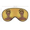 Beautiful African Woman Sleep Mask Soft Blindfold Portable Eye Mask with Adjustable Strap for Men Women view 2