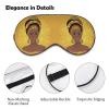 Beautiful African Woman Sleep Mask Soft Blindfold Portable Eye Mask with Adjustable Strap for Men Women view 3