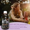 Natures Aid MCT Oil 500ml Hazelnut - Add to Coffee Shakes Smoothies or Dressings - 100 Percent Premium Coconut Oil Pure Sustainably Sourced Vegan Vegetarian GMP Standards Rapid Absorbed for Energy view 2
