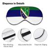 Sandzak Flag Sleep Mask Soft Blindfold Portable Eye Mask with Adjustable Strap for Men Women view 3