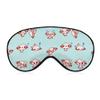 Adjustable Strap Sleep Mask for Men and Women - Cute Axolotl Design, Blocks Light, Perfect for Sleeping, Night Travel, and Naps view 1