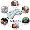 Adjustable Strap Sleep Mask for Men and Women - Cute Axolotl Design, Blocks Light, Perfect for Sleeping, Night Travel, and Naps view 4