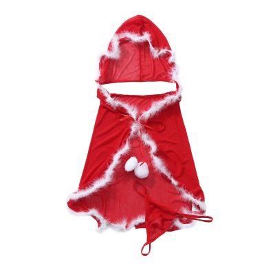 Plus Size Negligee Christmas Lace Dress Women Sexy Mesh Womens Plus Lingerie (Red-j, XL)