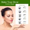 BLESSDOME 3Pcs Biodegradable Wheat Straw Eyebrow Razor Shaper for Women | Peach Fuzz & Facial Hair Remover and Trimmer | Exfoliating Dermaplane Tool |Eco-Friendly Dermaplaning Blades for Face view 3