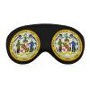 Maryland State Seal Sleep Mask Soft Blindfold Portable Eye Mask with Adjustable Strap for Men Women view 1