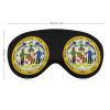 Maryland State Seal Sleep Mask Soft Blindfold Portable Eye Mask with Adjustable Strap for Men Women view 2