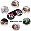 I Love Ski Skier Sleep Mask Soft Blindfold Portable Eye Mask with Adjustable Strap for Men Women view 4